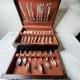 1847 Rogers Bros Vintage Silver Plate Leilani 51 Piece Flatware Set For 8