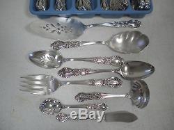 1847 Rogers GRAND HERITAGE 103 pc Silverplate Set Service for 12 & Servers