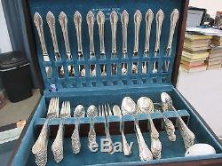 1847 Rogers Remembrance 101 Piece Set Service for 12, Silverplate Flatware