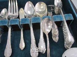1847 Rogers Remembrance 101 Piece Set Service for 12, Silverplate Flatware