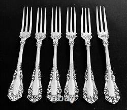 1897 Berkshire Rogers International Set Of 6 Strawberry Forks Rare