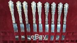 1897 Berkshire Silverplate Flatware Set by 1847 Rogers Bros. 28 Pieces