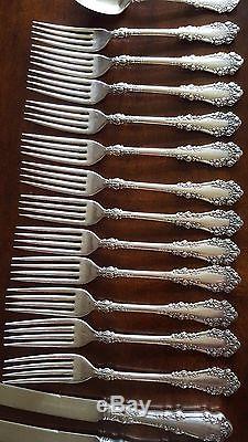 1897 Berkshire Silverplate Flatware Set by 1847 Rogers Bros 51 Pieces