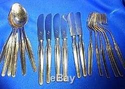 18 pcs Cutlery Set WMF Patent 90 Silver Plated Forks, Spoons, Knives 3500 #AU1