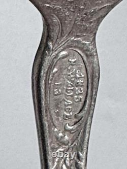 1902 by 1835 R. Wallace Silverplate Dinner Forks Vintage Floral Flatware Set