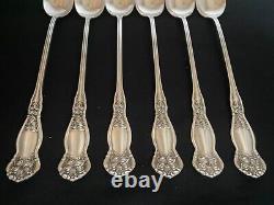 1910 Orange Blossom Rogers International Set Of 6 Iced Tea Spoons