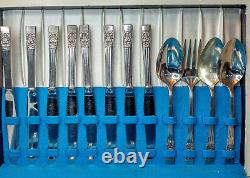 1936 Oneida Community CORONATION Silverplate Flatware -Art Deco-? (54pcs.)