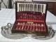 1938 Holmes & Edwards IS Inlaid Silver Plate Flatware 12 Place Set 81 PC & Case