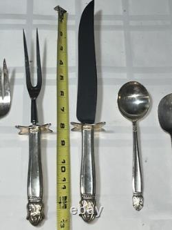 1938 Holmes & Edwards IS Inlaid Silver Plate Flatware 12 Place Set 81 PC & Case