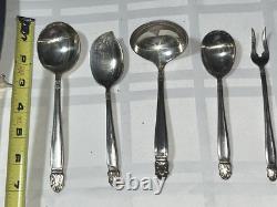 1938 Holmes & Edwards IS Inlaid Silver Plate Flatware 12 Place Set 81 PC & Case