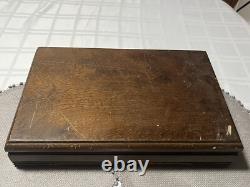 1938 Holmes & Edwards IS Inlaid Silver Plate Flatware 12 Place Set 81 PC & Case