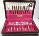 1940's 55 Piece Community Silverplate MILADY Silverware Set With Wood Chest