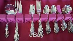 1945 Festivity Silverplate Flatware Set with Chest by Reed & Barton 59 Pieces