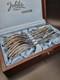 1950s Hefra Poland Warsaw Postmodern Silverplated Forks Set of 6 in Box-Rare