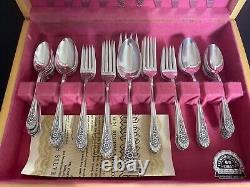 1953 Jubilee Wm Rogers International 52 Piece Dinner Flatware Silverware Set