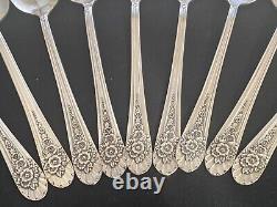 1953 Jubilee Wm Rogers International 52 Piece Dinner Flatware Silverware Set