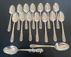 1953 Jubilee Wm Rogers International 52 Piece Dinner Flatware Silverware Set