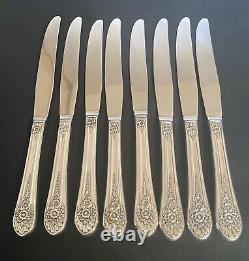 1953 Jubilee Wm Rogers International 52 Piece Dinner Flatware Silverware Set