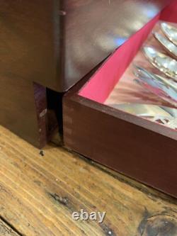 1953 Oneida Ballard Community Plate Silverware Set 7035 Mahogany Chest 56 pcs