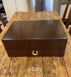 1953 Oneida Ballard Community Plate Silverware Set 7035 Mahogany Chest 56 pcs