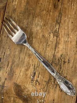 1953 Oneida Ballard Community Plate Silverware Set 7035 Mahogany Chest 56 pcs