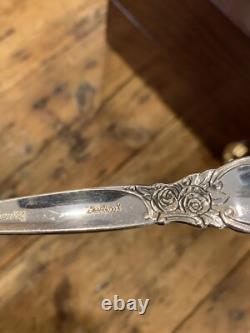 1953 Oneida Ballard Community Plate Silverware Set 7035 Mahogany Chest 56 pcs