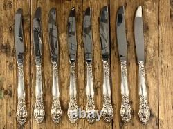 1953 Oneida Ballard Community Plate Silverware Set 7035 Mahogany Chest 56 pcs