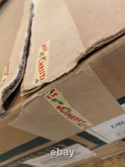 1953 Oneida Ballard Community Plate Silverware Set 7035 Mahogany Chest 56 pcs