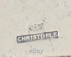 28pc Christofle Silverplate Capricorne Flatware Set, Knives, forks, spreaders