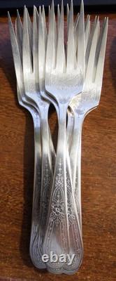 34 pcs VTG Oneida Paul Revere Silverplate Flatware 1927 VGC