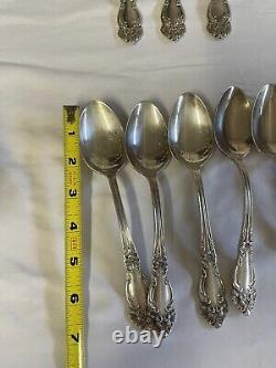 40 Pc Reed & Barton 1945 Festivity Silverplate Flatware Set No Monograms