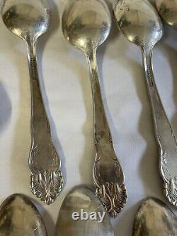 40 Pc Reed & Barton 1945 Festivity Silverplate Flatware Set No Monograms