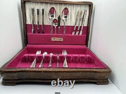 41 Pcs Community Silverplate Silverware Morningstar Buffet Flatware Set