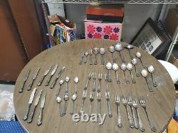 43 pieces Ebel Solingen Silver Plated Silverware Flatware Set Incomplete