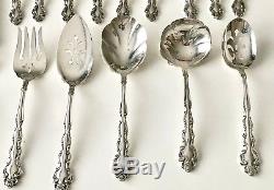 44 pc. Set ONEIDA COMMUNITY BEETHOVEN SILVERPLATE FLATWARE WITH ROSE