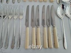 44 x vintage Silver Plated W&H PRIDE Cutlery set Design David Mellor walker hall