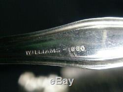 47 pcs. Williams 1880 Silverplate Flatware Set Lakewood / Oak Pattern