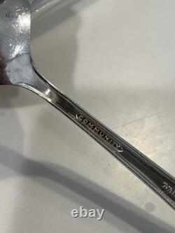 49 Pcs Oneida Community Silverplate White Orchid Service for 8 Plus Extra Pieces