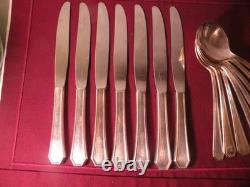 51 Piece Set International SILVERPLATE 1929 DESOTO Spoons Forks Knives Serving