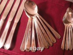 51 Piece Set International SILVERPLATE 1929 DESOTO Spoons Forks Knives Serving