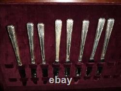 52 Pc set Harmony House Wallace Silverware Personality Pattern exquisite boX