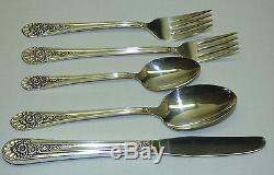 52 Piece Rogers International Jubilee Silver Plate Flatware Set for 8 with Chest
