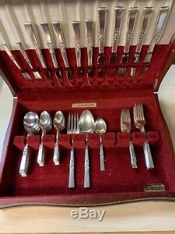 53 Morning Star ONEIDA Community Silver-plated Flatware WithBox Set