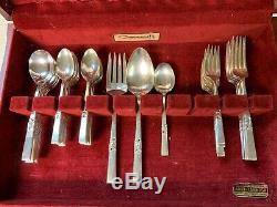 53 Morning Star ONEIDA Community Silver-plated Flatware WithBox Set