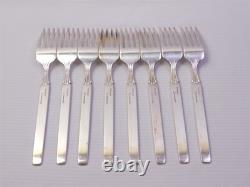 54 Pcs MCM Vtg Oneida Community Plate Twilight Silver Plate Flatware Set In Box