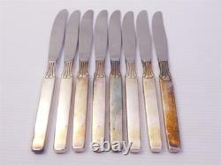 54 Pcs MCM Vtg Oneida Community Plate Twilight Silver Plate Flatware Set In Box