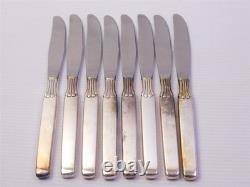 54 Pcs MCM Vtg Oneida Community Plate Twilight Silver Plate Flatware Set In Box