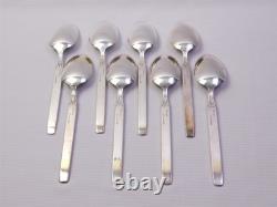 54 Pcs MCM Vtg Oneida Community Plate Twilight Silver Plate Flatware Set In Box