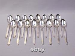 54 Pcs MCM Vtg Oneida Community Plate Twilight Silver Plate Flatware Set In Box