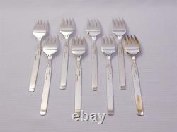 54 Pcs MCM Vtg Oneida Community Plate Twilight Silver Plate Flatware Set In Box